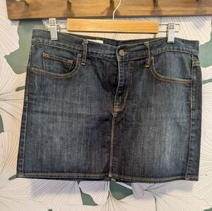 Gap denim mini skirt